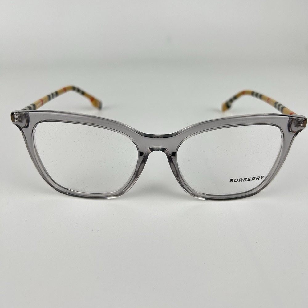 BURBERRY BE2390 3892 Transparent Women's Eyeglasses‎ with Case & Cloth 52-17-140 - Picture 2 of 7